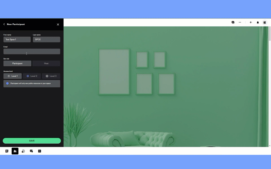 Add participants in SP_CE > Contact in Salesforce