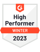 G2 price badge G2 price badge for price "High Performer - Winter 2023"