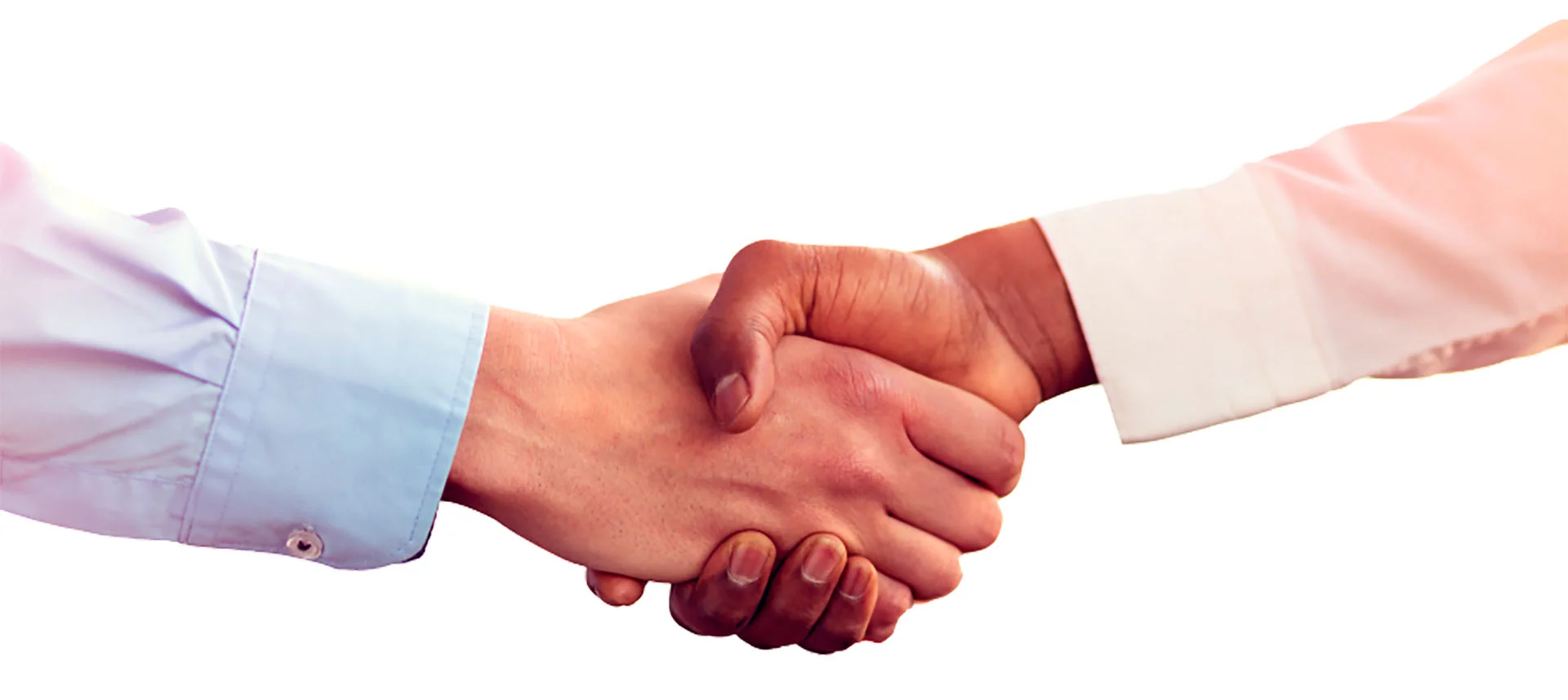 Hand shake Talk to Sales