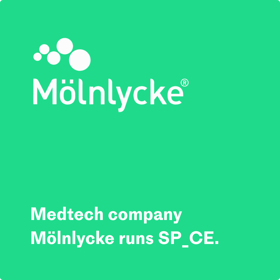 Medtech company Mölnlycke runs sp_ce.