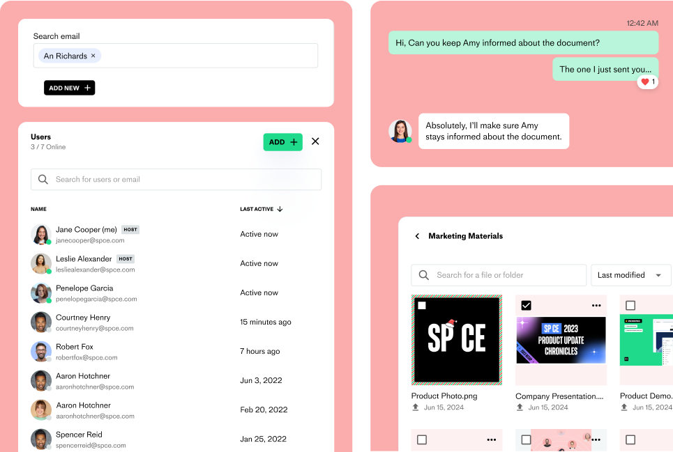 Work with you partners