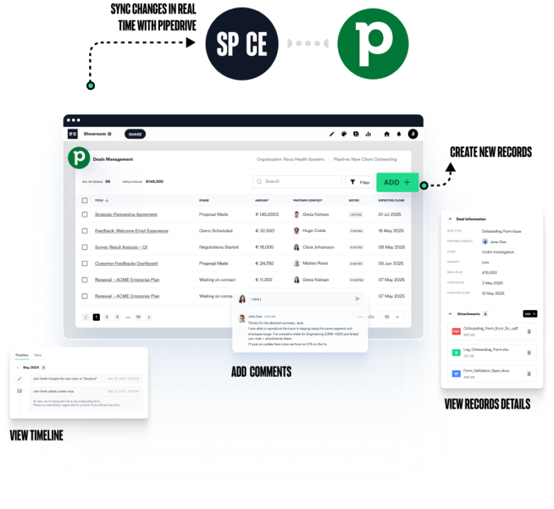 Partner portal Pipedrive integration - SP_CE